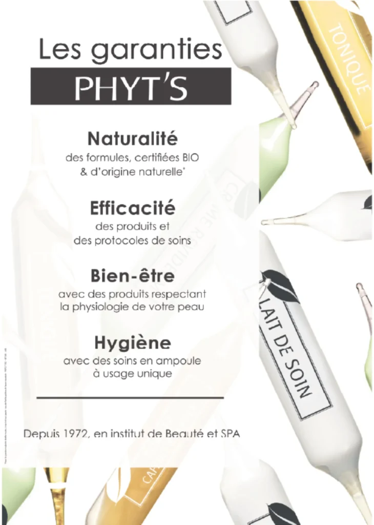 Les produits Phyts avec une garantie sur la naturalité, l'efficacité, le bien-être et l'hygiène